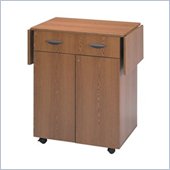 Safco Medium Oak Hospitality Service Cart
