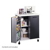 Safco Black Refreshment Stand