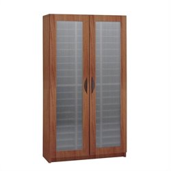 Safco Cherry 60 Compartment Mail Organizer With Doors