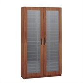 Safco Cherry 60 Compartment Mail Organizer With Doors