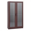 Safco Mahogany 60 Compartment Mail Organizer With Doors