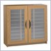 Safco Medium Oak 30 Compartment Mail Organizer With Doors