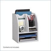 Safco Grey 3-Way Corner Radius Organizer