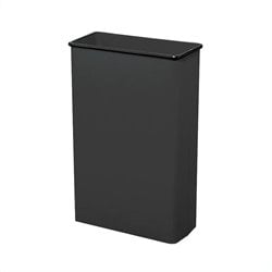 Safco Black Rectangular Wastebasket, 88 Quart (Set of 3)