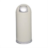 Safco Putty Push Door Dome Top Receptacles