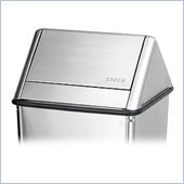 Safco Stainless Steel Swing-Top Lid for 21 Gallon Receptacle