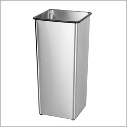 Safco Stainless Steel 21 Gallon Receptacle Base