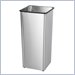 Safco Stainless Steel 21 Gallon Receptacle Base