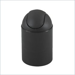 Safco Black 2 Quart Mini Cans (Set of 6)