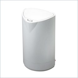Safco White 2.2 Gallon Kazaam Trash Can
