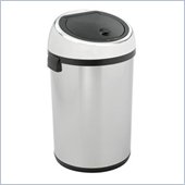 Safco Stainless Steel 17 Gallon Kazaam Trash Can