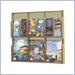 Safco Expose Oak/Sand 3 Magazine 6 Pamphlet Display
