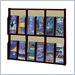 Safco Expose Mahogany/Sand 12 Pamphlet Display