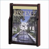 Safco Expose Mahogany/Sand 1 Magazine Display