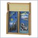 Safco Expose Oak/Sand 2 Pamphlet Display
