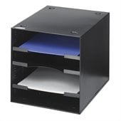 Safco Steel Desktop Organizer, 4 Compartment