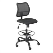 Safco Vue Extended Height Mesh Chair in Black