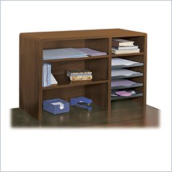 Safco 29W Compact Desk Top Organizer in Cherry