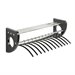 Safco Mode 36" Wood Wall Coat Rack With Hangers in Mahogany