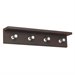Safco Contempo Wood 4 Hook Wall Coat Rack in Mahogany