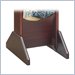 Safco Wood Display Base in Mahogany