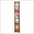 ADD TO YOUR SET: Safco 18-Pocket Wood Magazine Rack in Cherry