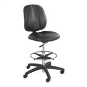 Safco Apprentice II Extended Height Vinyl Chair in Black