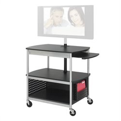 Safco Scoot Open Flat Panel Multimedia Cart