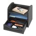 Safco Leather Look Desk/Drawer Organizer in Black