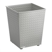 Safco Checks Wastebasket in Gray (Set of 3)