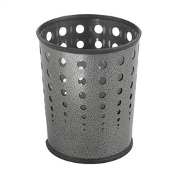 Safco Bubble Wastebasket in Charcoal, Set of 3