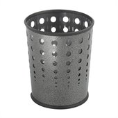 Safco Bubble Wastebasket in Charcoal, Set of 3