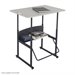 Safco AlphaBetter 24" x 36" Student Desk in Beige
