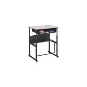 Safco AlphaBetter 24 x 36 Student Desk in Beige with Book Box
