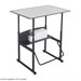 Safco AlphaBetter 24" x 36" Student Desk in Gray