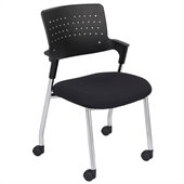 Safco Spry Guest Chair in Black (Set of 2)