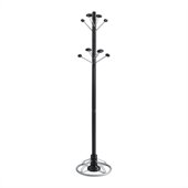 Safco Modern Coat Rack Tree in Black