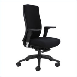 Safco Bliss High Back Chair in Black