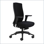 Safco Bliss High Back Chair in Black