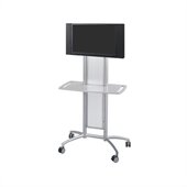 Safco Impromptu® Flat Panel TV Cart in Gray