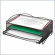 ADD TO YOUR SET: Safco Onyx™ B-Size 2 Pocket Desk Organizer in Black
