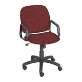 Safco Cava Urth High Back Chair in Burgundy