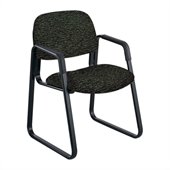 Safco Cava Urth Sled Base Guest Chair in Black