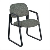 Safco Cava Urth Sled Base Guest Chair in Gray