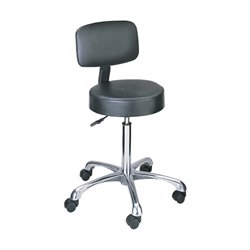 Safco Black Lab Stool with Pneumatic Lift