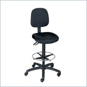 Safco Highland Extended Height Lab Chair in Black