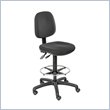 Safco Highland Mid-Range Lab Chair in Black