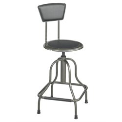 Safco Diesel Black High Base  Diesel Industrial Stool