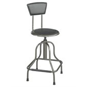 Safco Diesel Black High Base  Diesel Industrial Stool
