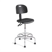 Safco Soft Tough Deluxe Industrial Chair in Dark Gray